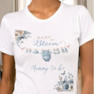 Blühendes Baby - Baby-Party für den kleinen Jungen T-Shirt