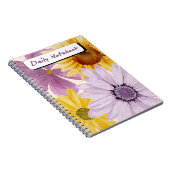 Blühendes Blumennotizbuch Notizblock (Rechte Seite)