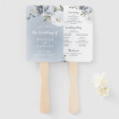 Blühendes botanisches duastisches Blumenprogramm Fächer (Vorne und Hinten)