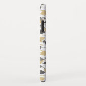 Blühendes Clematisches Blumenmuster Case-Mate iPhone Hülle (Hinten/Rechts)