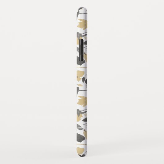 Blühendes Clematisches Blumenmuster Case-Mate iPhone Hülle (Hinten/Rechts)