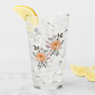 Blühendes Duett Glas