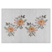 Blühendes Duett Schneidebrett (Vorderseite)