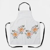 Blühendes Duett Schürze (Vorderseite)