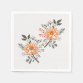 Blühendes Duett Serviette (Vorderseite)