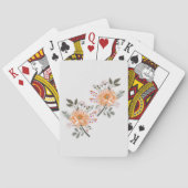 Blühendes Duett Spielkarten (Rückseite)