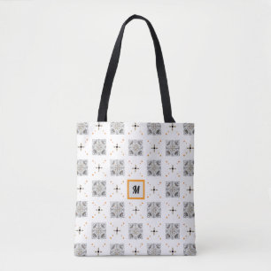 Blühendes florales handgezeichnetes Doodle mit Mon Tasche