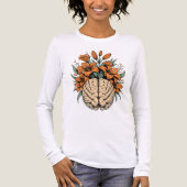 Blühendes Gehirn Design Tri-Blend Shirt (Vorderseite)