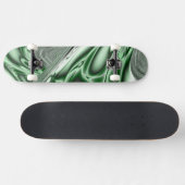 Blühendes grünes Fraktal Skateboard (Horizontal)