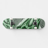Blühendes grünes Fraktal Skateboard (Horizontal)
