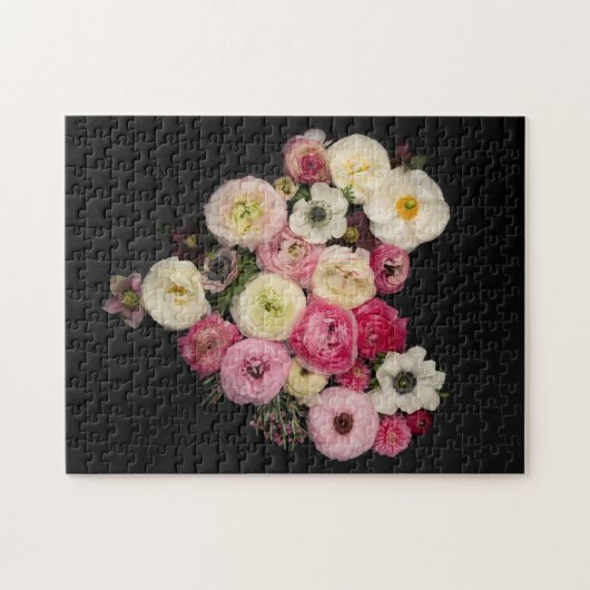 Blühendes Herz Puzzle (Horizontal)