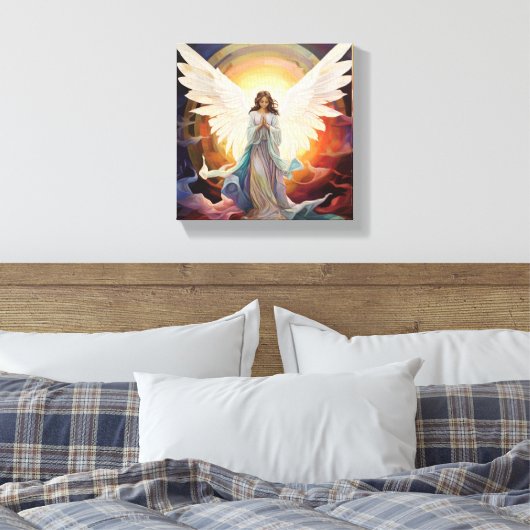 Blühendes Hoffnung-Mädchen Leinwanddruck (Insitu (Schlafzimmer))