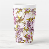 Blühendes Kirschblossom-Muster  Milchtasse (Vorderseite)