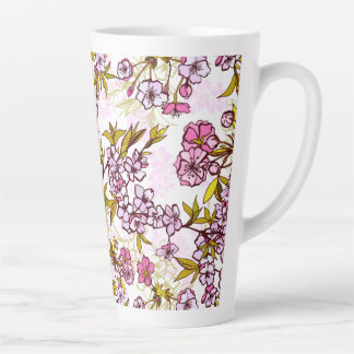 Blühendes Kirschblossom-Muster Milchtasse