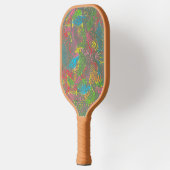 blühendes Mosaik Pickleball Schläger (Links)