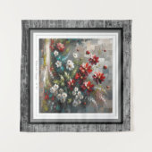 blühendes Mosaik Wandteppich (Vorderseite (Horizontal))