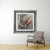 blühendes Mosaik Wandteppich (Beispiel (Horizontal))