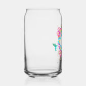 Blühendes mystisches florales Monogramm Dosenglas (Rechts)
