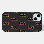 blühendes Neon-Seepferd Case-Mate iPhone Hülle (Rückseite (Horizontal))