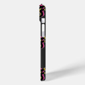 blühendes Neon-Seepferd Case-Mate iPhone Hülle (Rückseite / Links)