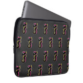 blühendes Neon-Seepferd Laptopschutzhülle (Vorne Rechts)