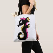 blühendes Neon-Seepferd Tasche (Von Nahem)