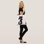 blühendes Neon-Seepferd Tasche (Am Model)