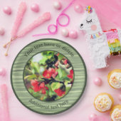 Blühendes Personalisiertes Party Pappteller (Party)