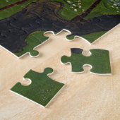 Blühendes Pflaumenbaum Puzzlespiel Puzzle (Seite)