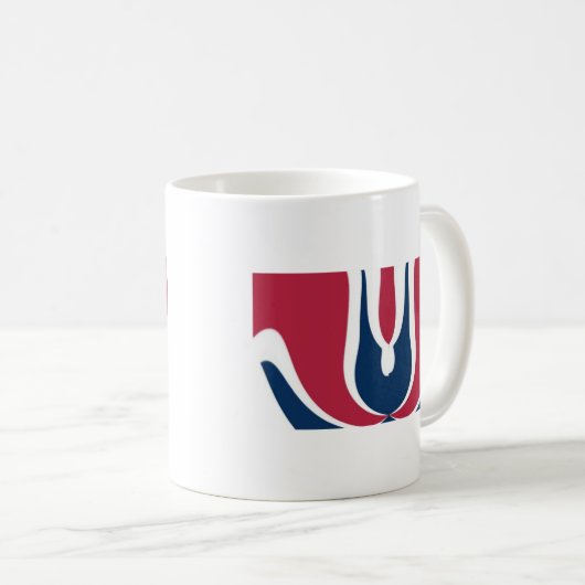 Blühendes Red Hakuna Matata Neuestes Geschenkdesig Kaffeetasse (VorderseiteRechts)