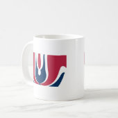 Blühendes Red Hakuna Matata Neuestes Geschenkdesig Kaffeetasse (Vorderseite Links)