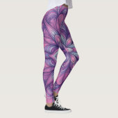 Blühendes Rosa Leggings (Rechts)