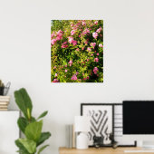 Blühendes Rosarium Poster (Heimbüro)