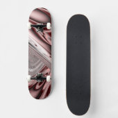 Blühendes rotes Fraktal Skateboard (Vorderseite)