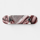 Blühendes rotes Fraktal Skateboard (Horizontal)