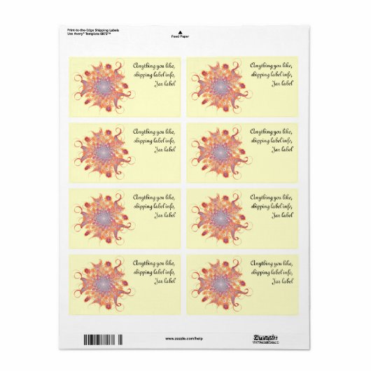 Blühendes Sonnenlicht-Fraktal (Vorne)