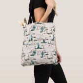 Blühendes Succulents-Muster Tasche (Von Nahem)