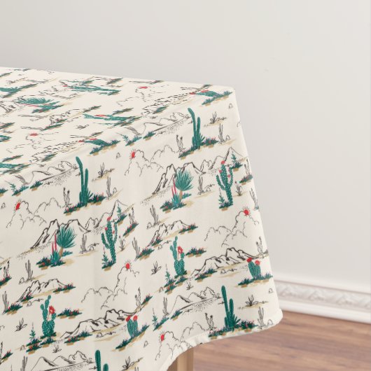 Blühendes Succulents-Muster Tischdecke (Beispiel)