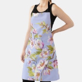 Blühendes Wasserfarbenmuster für die Apfelkirsche Schürze (InSitu)