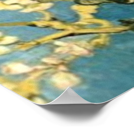 Blühendes Zitronenbaum Postimpressionistisches Pos Poster (Ecke)