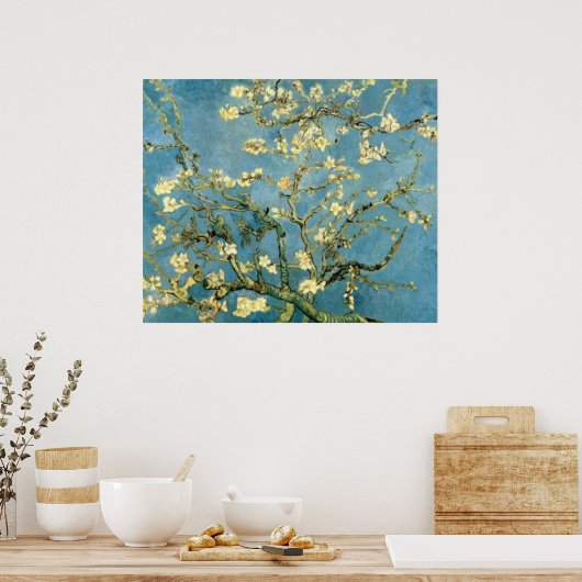 Blühendes Zitronenbaum Postimpressionistisches Pos Poster (Küche)