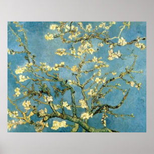 Blühendes Zitronenbaum Postimpressionistisches Pos Poster
