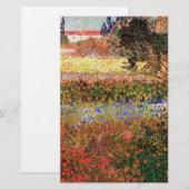 Blühgarten, Vincent van Gogh Briefpapier (Vorne/Hinten)