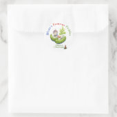 Bluie's berühmte Pickles Runder Aufkleber (Tasche)