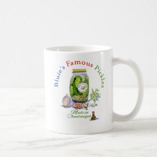 Bluies berühmtes Glas der Essiggurken-Tasse Kaffeetasse