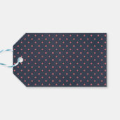 Bluish Chalkboard Floral Brautparty Geschenk Tag Geschenkanhänger (Rückseite Horizontal)