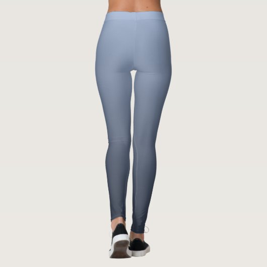 Bluish Gray Gradient Leggings (Rückseite)