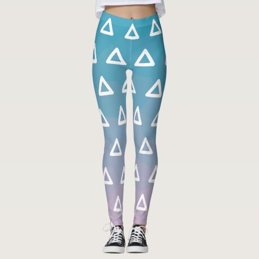 Bluish Lila Leggings (Vorderseite)