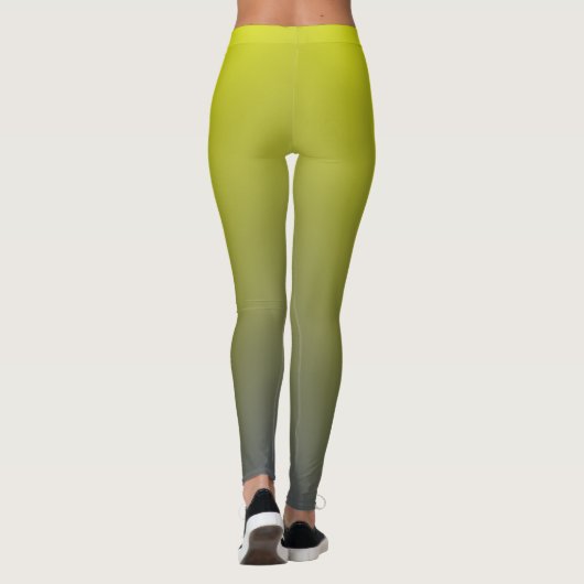 Bluish Yellow Gradient Leggings (Rückseite)