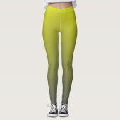 Bluish Yellow Gradient Leggings (Vorderseite)
